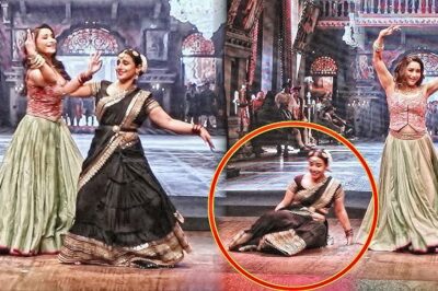 നൃത്തം ചെയ്യുന്നതിനിടെ വീണു. നൃത്തം തുടർന്ന് വിധ്യാബാലൻ