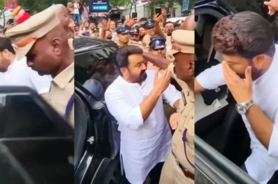 ‘എന്റെ കണ്ണല്ലേ ഇത്, ഞാൻ നോക്കിക്കോളാം’; മൈക്ക് കൊണ്ട് കണ്ണിൽ തട്ടിയിട്ടും ചിരിച്ചുകൊണ്ട് പ്രതികരിച്ച് മോഹൻലാൽ, വിഡിയോ വൈറൽ!